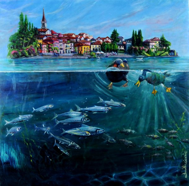 Sottosopra - Varenna | 90x90