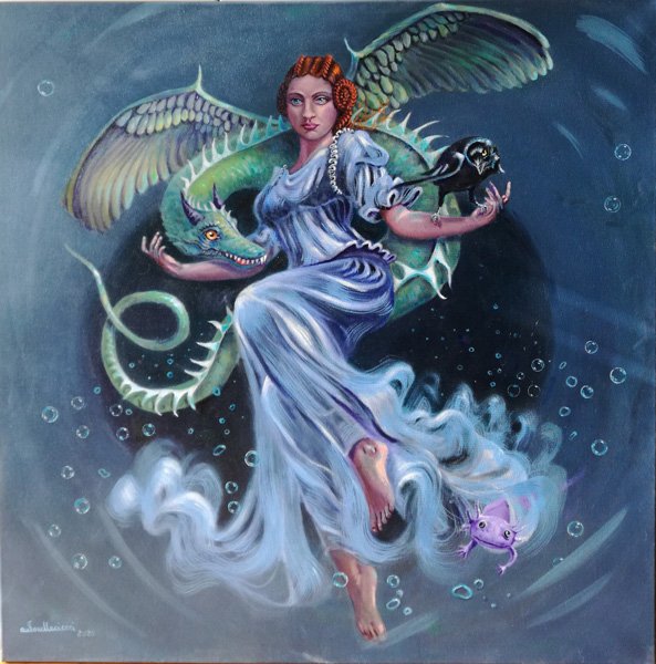 ABRACADABRA | Olio su tela | 90x90 | 2020