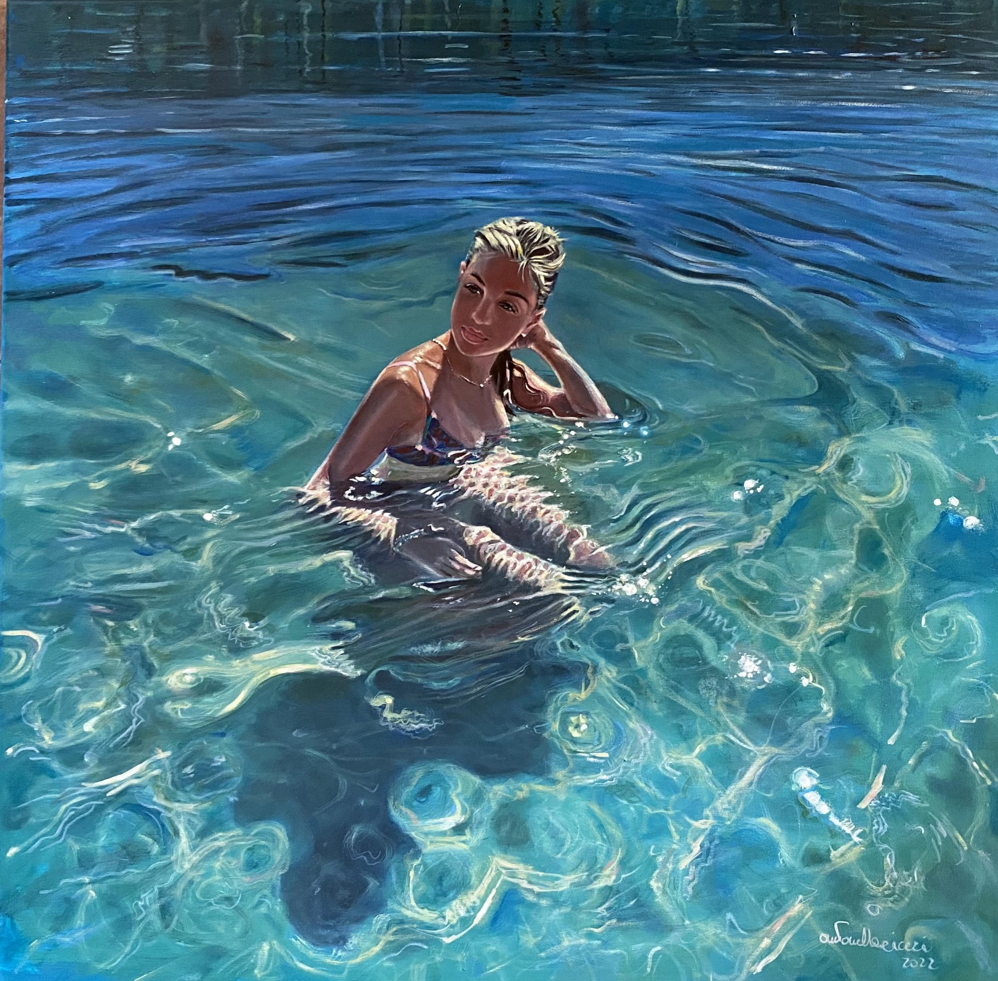 ALICE | Olio su tela | 80x80 | 2022