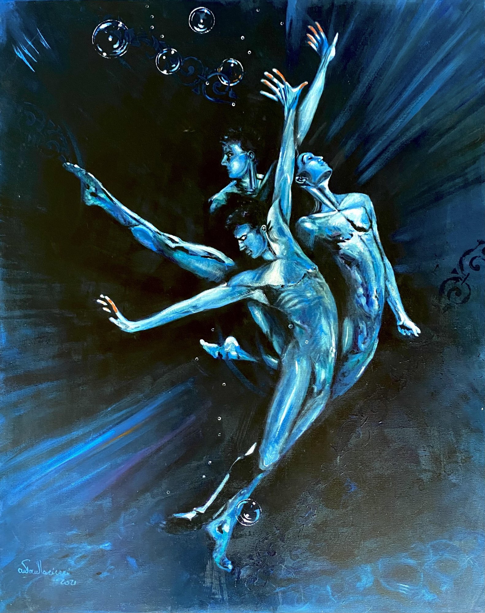 CERTE NOTTI | Olio su tela | 80X100 | 2021