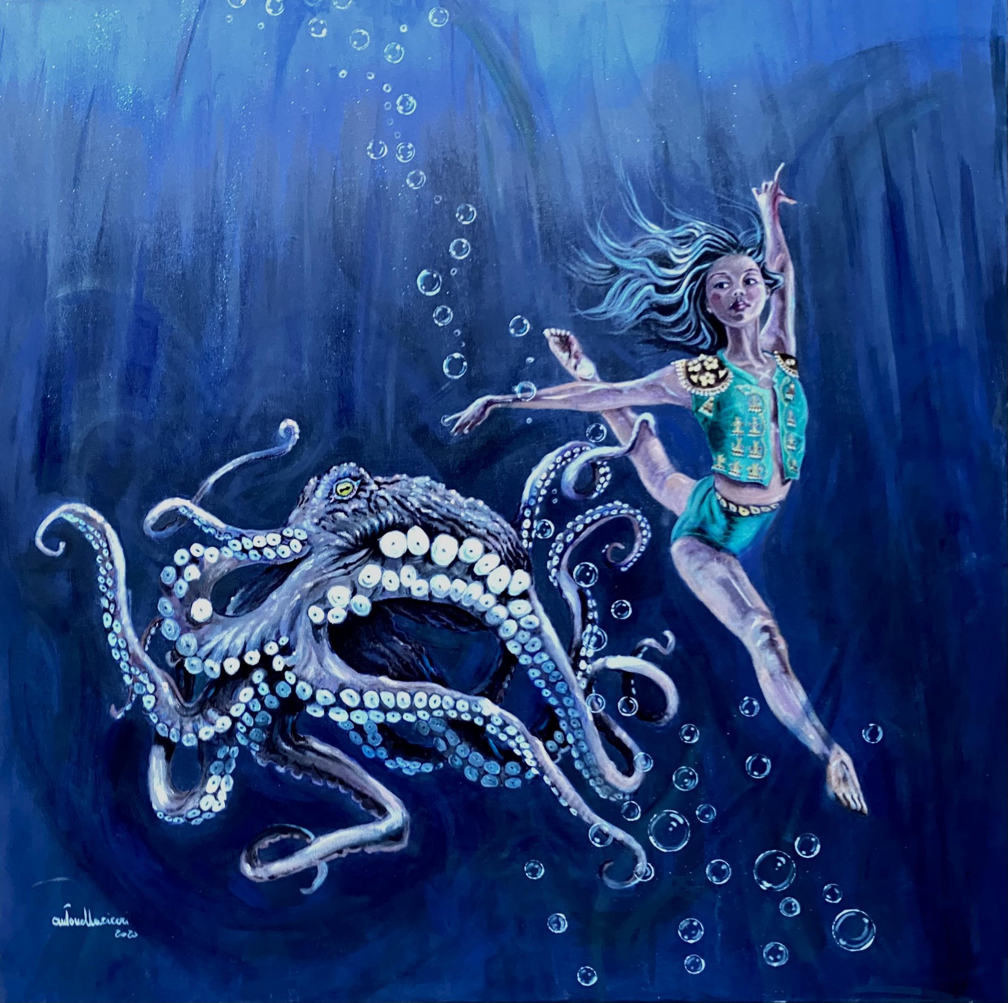 OLTRE | Olio su tela | 90x90 | 2020