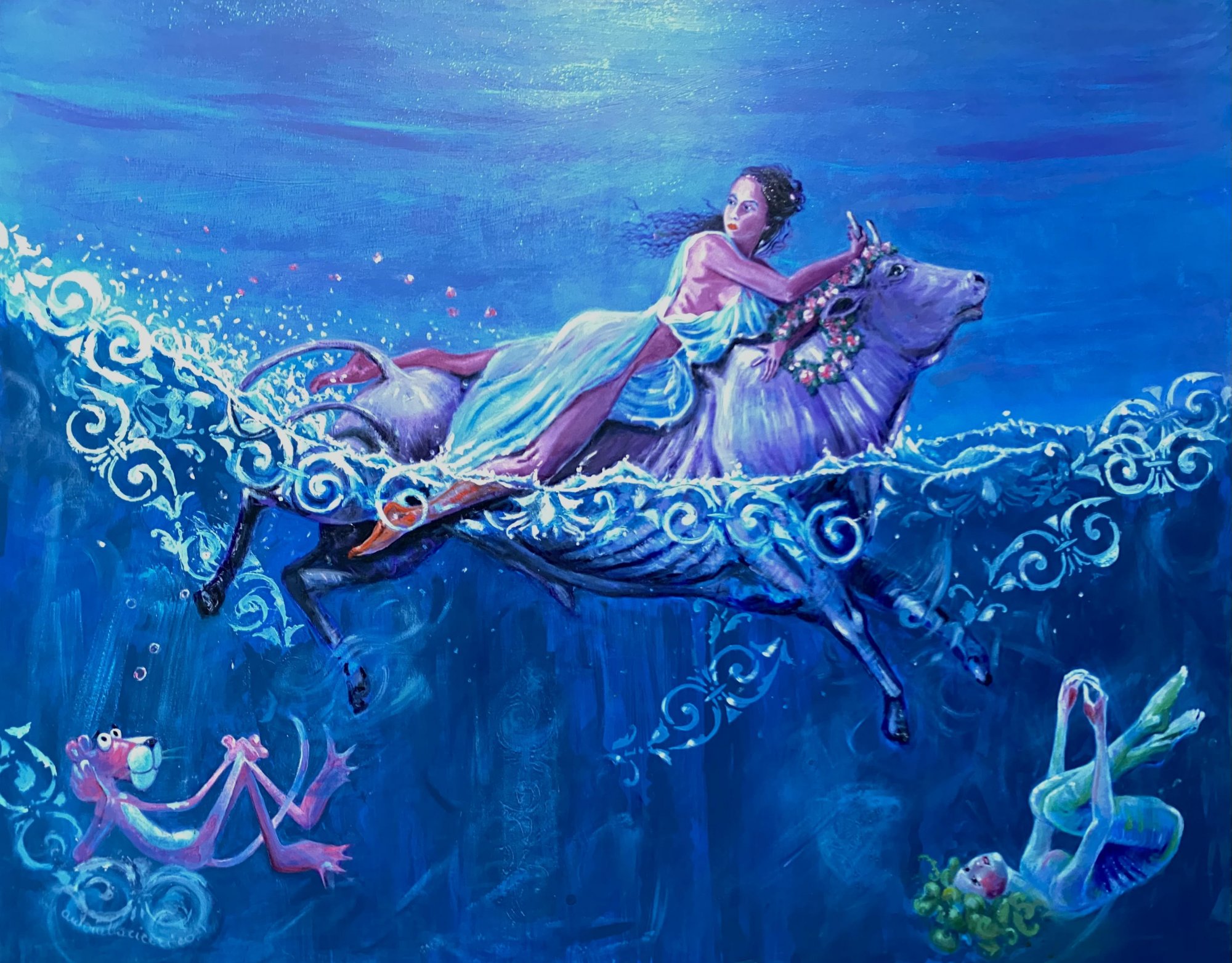 TU SEI LEI | Olio su tela | 80x100 | 2021