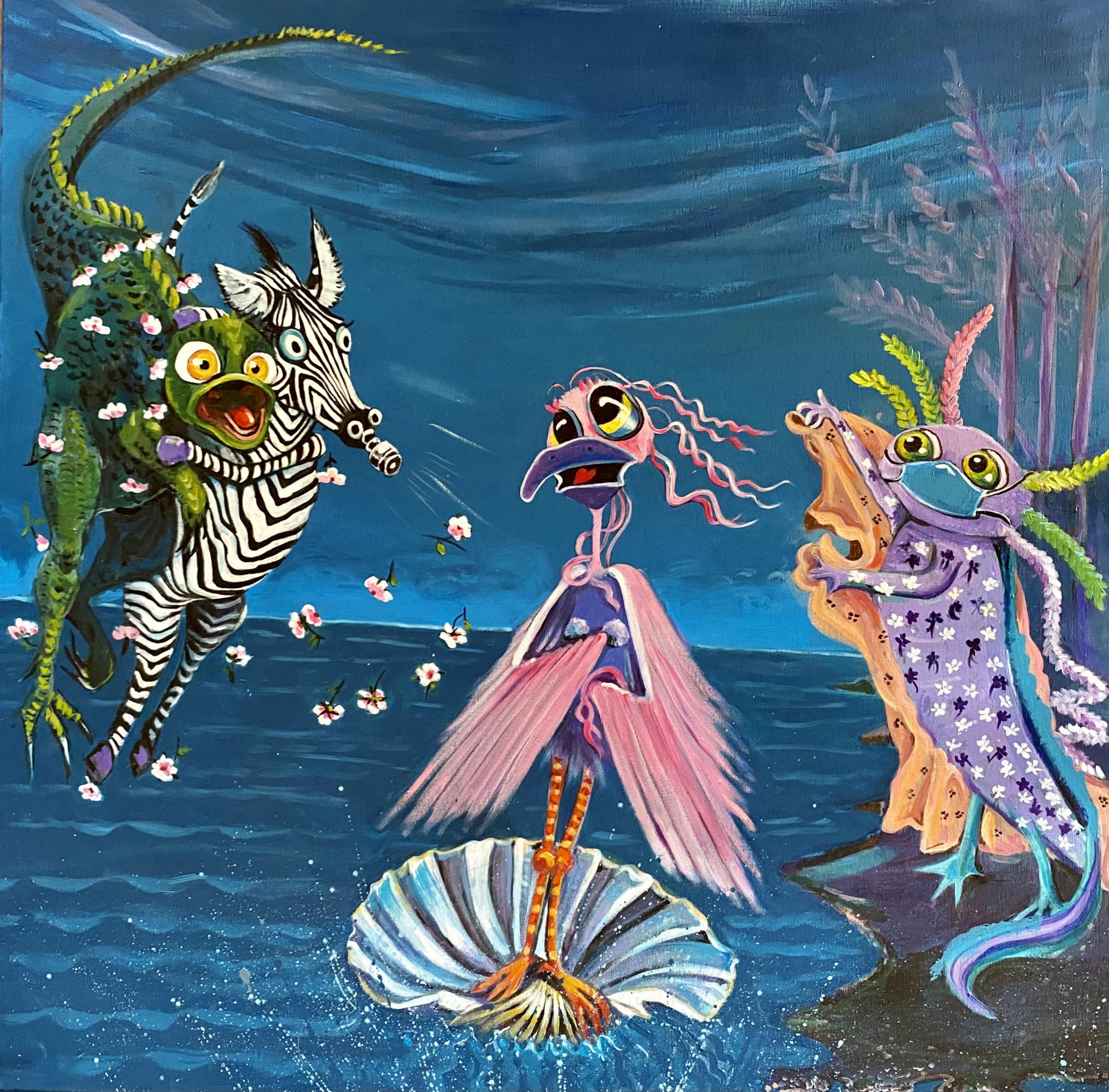 VENERE | Olio su tela | 80x80 | 2022